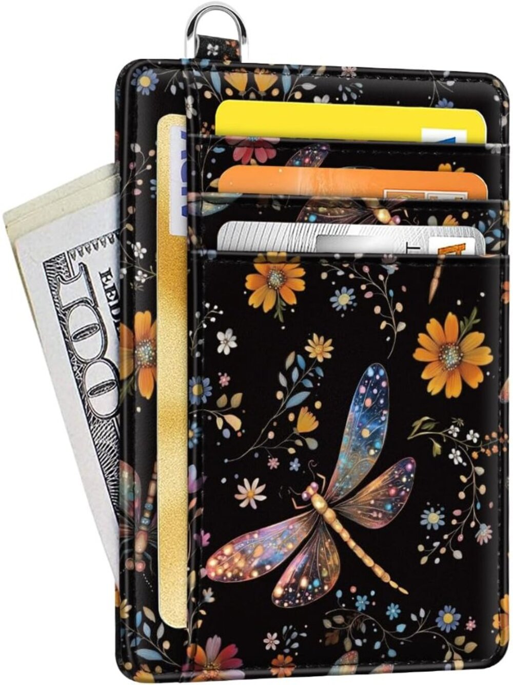 Slim Credit Card Holder Wallet Women Thin Minimalist Card Cases